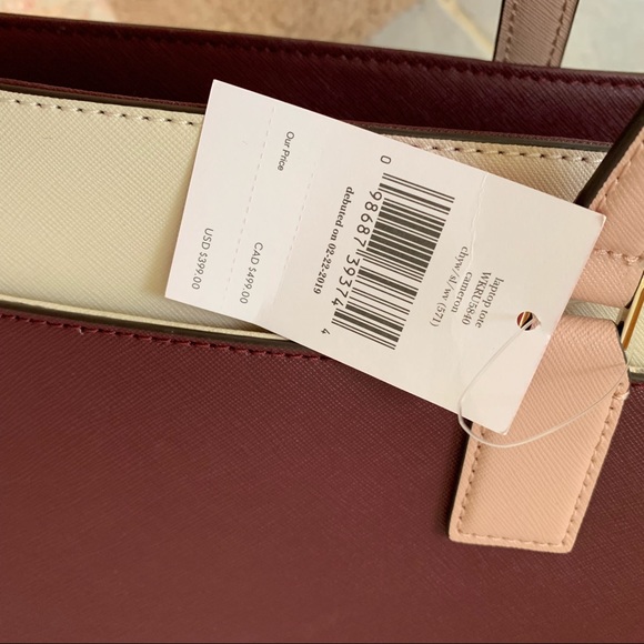 KATE SPADE CAMERON LARGE CHERRYWOOD LAPTOP KSNY - Picture 7 of 7